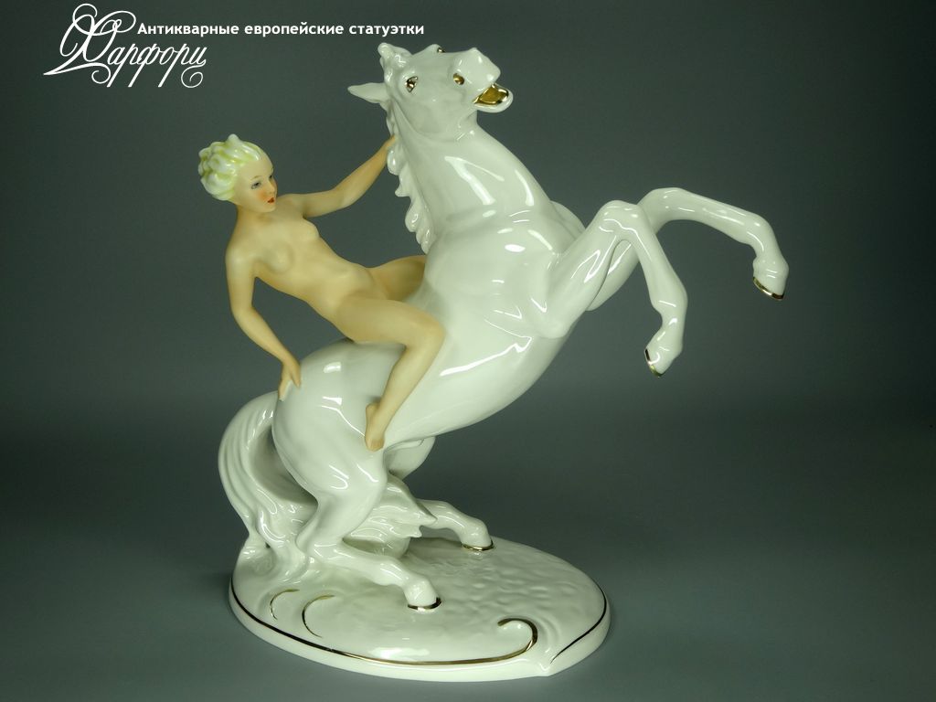 Купить фарфоровую статуэтку Schaubach Kunst Амазонка на коне